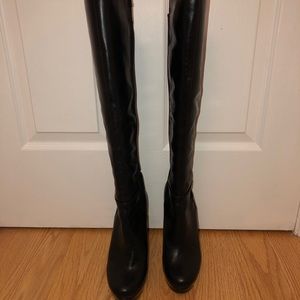 Black sexy  platform knee high boots PRICE IS FIRM